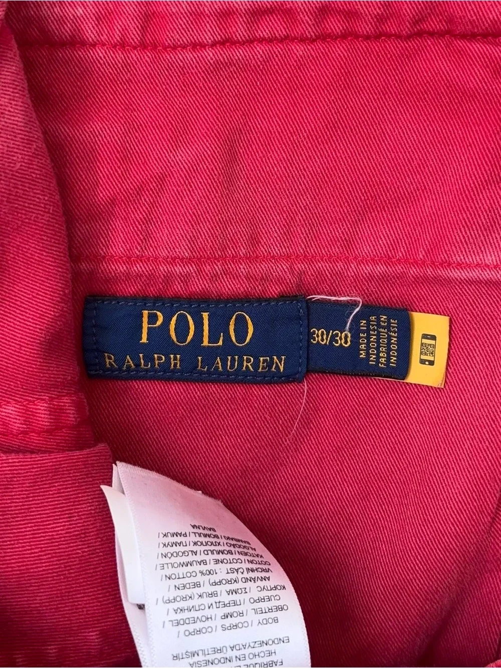 Polo Ralph Lauren measurements waist